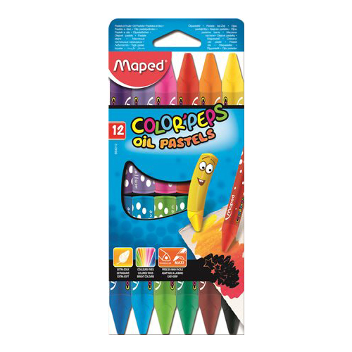 MAPED - Pastely olejové MAPED \\"COLOR`PEPS\\", 12 ks