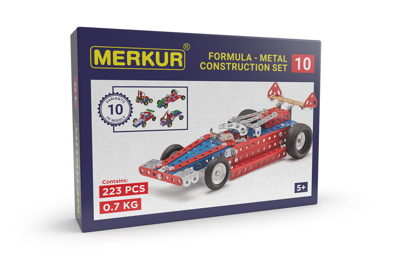 MERKUR - 010 Formule, 223 dílů, 10 modelů