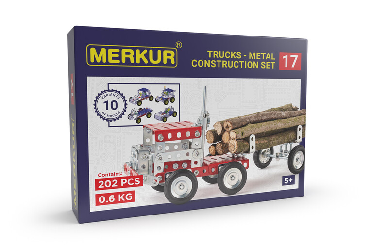 MERKUR - 017 Kamión, 202 dílů, 10 modelů