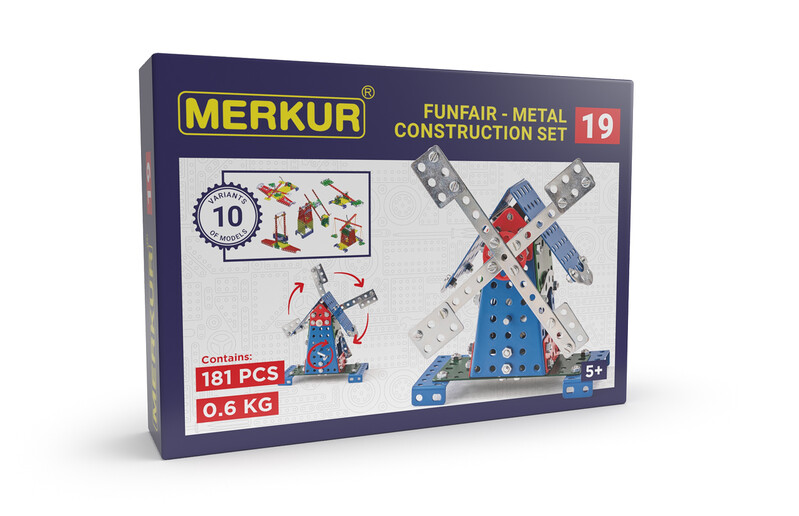 MERKUR - 019 Mlýn, 181 dílů, 10 modelů