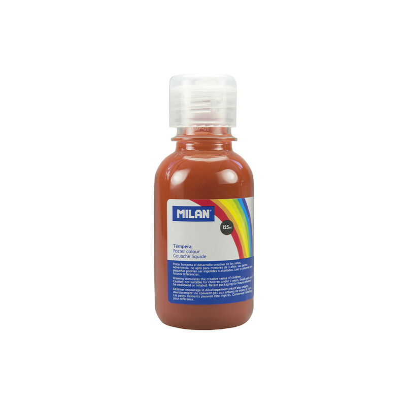 MILAN - Barva temperové 125ml hnědá