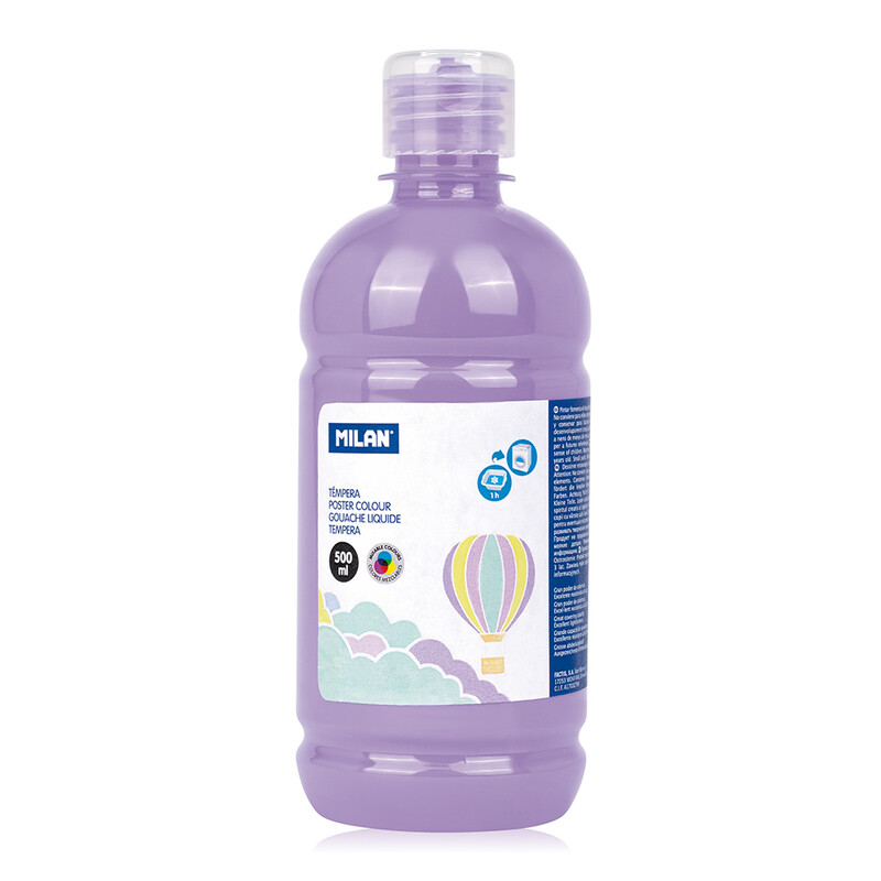 MILAN - Barva temperová 500ml fialová pastelová