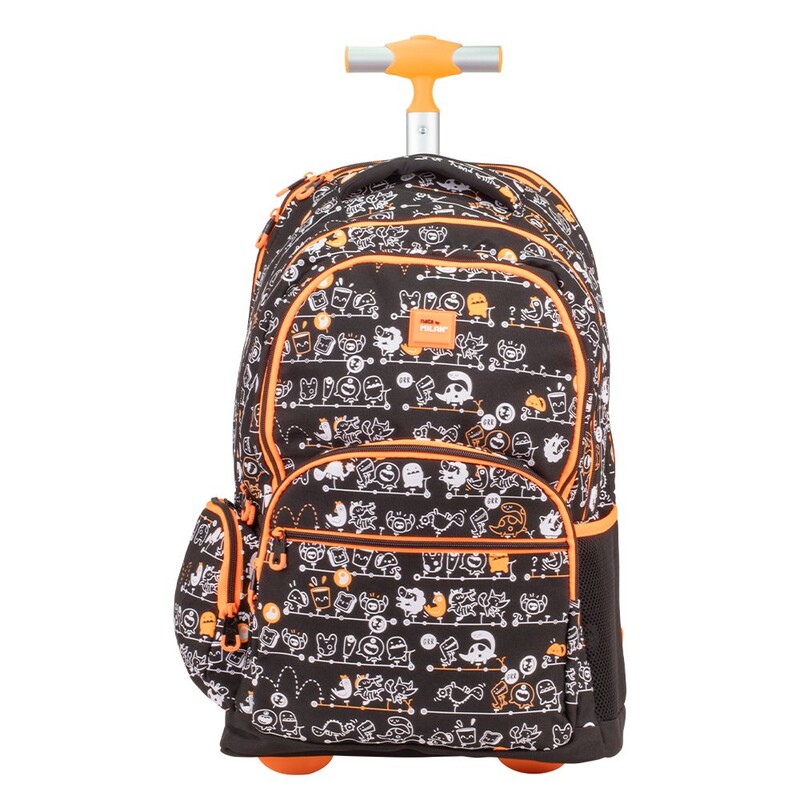 MILAN - Školní batoh na kolečkách (25 L) série Tandem