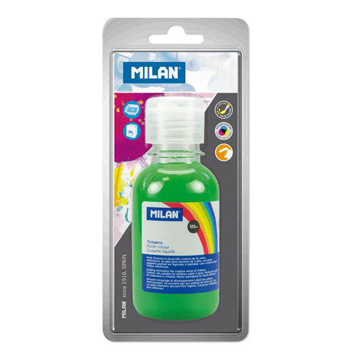 MILAN - Temperová barva 125 ml zelená - blistr