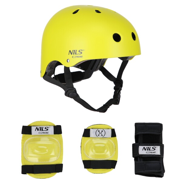 NILS - Helma s chrániči Extreme MR290+H230 žlutá, S