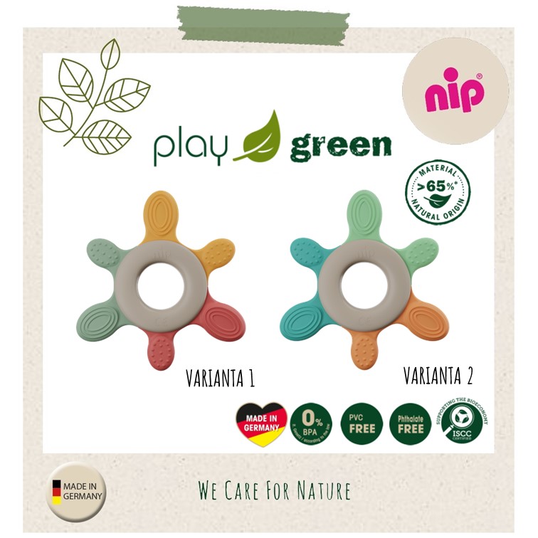 NIP - GREEN PLAY kousátko chladící kroužek, mix barev