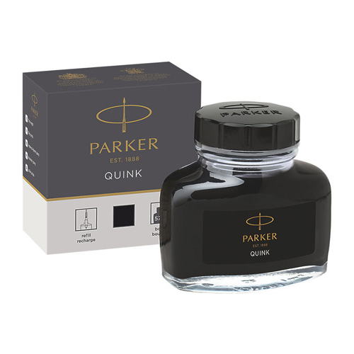 PARKER - Inkoust permanentní do plnicích per, černý