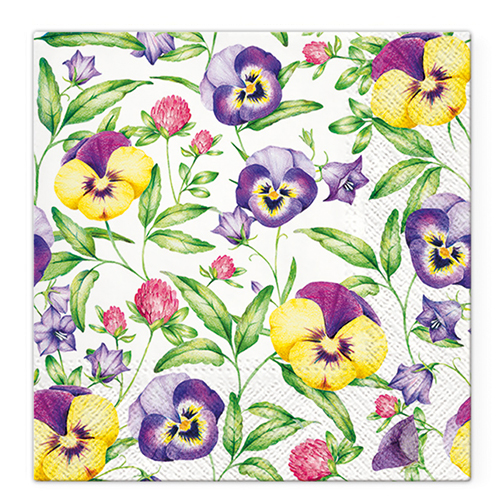 PAW - Ubrousky TaT 33x33cm Beautiful Pansies