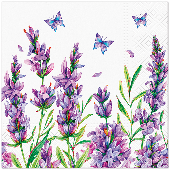 PAW - Ubrousky TaT 33x33cm Lavender Butterfly