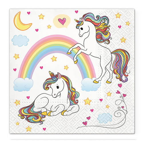 PAW - Ubrousky TaT 33x33cm Rainbow Party