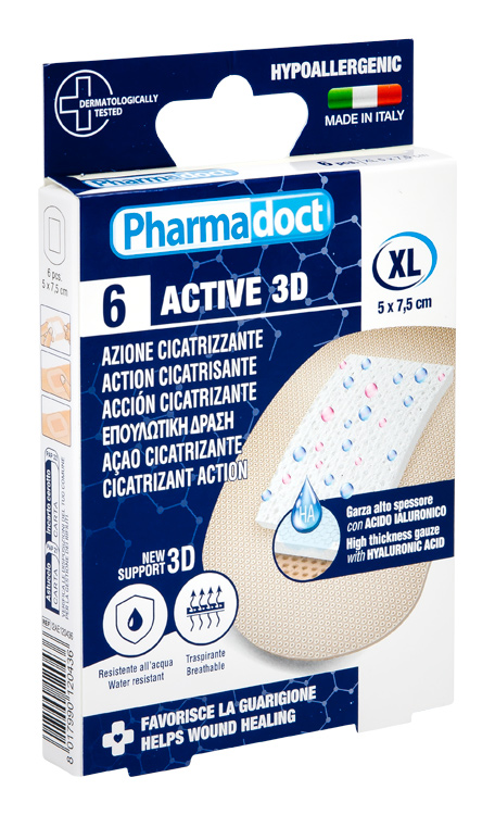 PHARMADOCT - ACTIVE náplast s kyselinou hyaluronovou 6ks