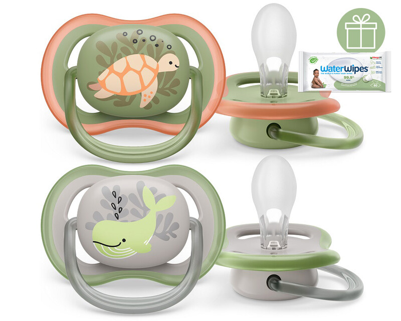 PHILIPS AVENT - Šidítko Ultra air Obrázek 6-18m chlapec (moře), 2ks+WW Soapberry 60ks