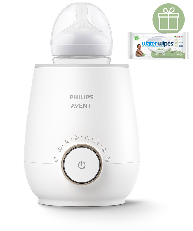 PHILIPS AVENT - Ohřívač lahví a dětské stravy Premium SCF358/00+WW Soapberry 60ks