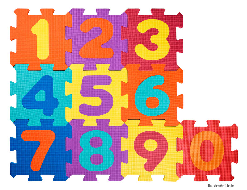 PLASTICA - Pěnové Puzzle Čísla