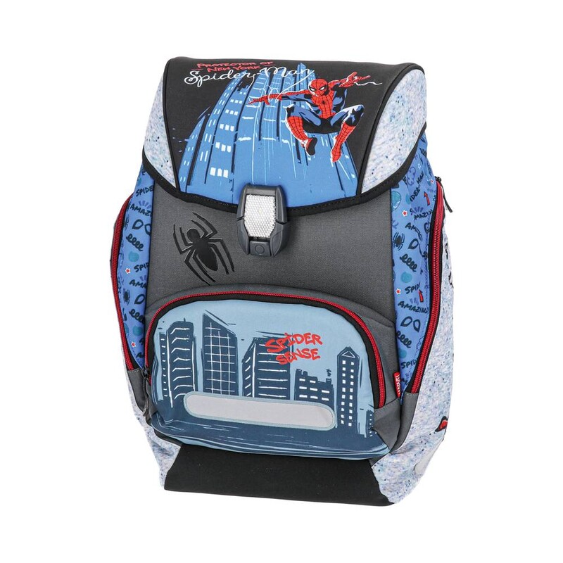 PLAY BAG - Školní batoh - 4-dílný LOGIC SET - Spider Man