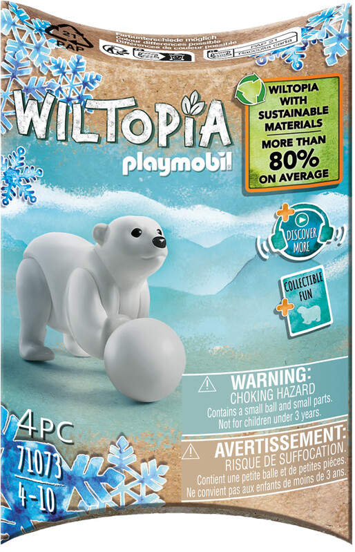 PLAYMOBIL - Wiltopia - Mládě ledního medvěda