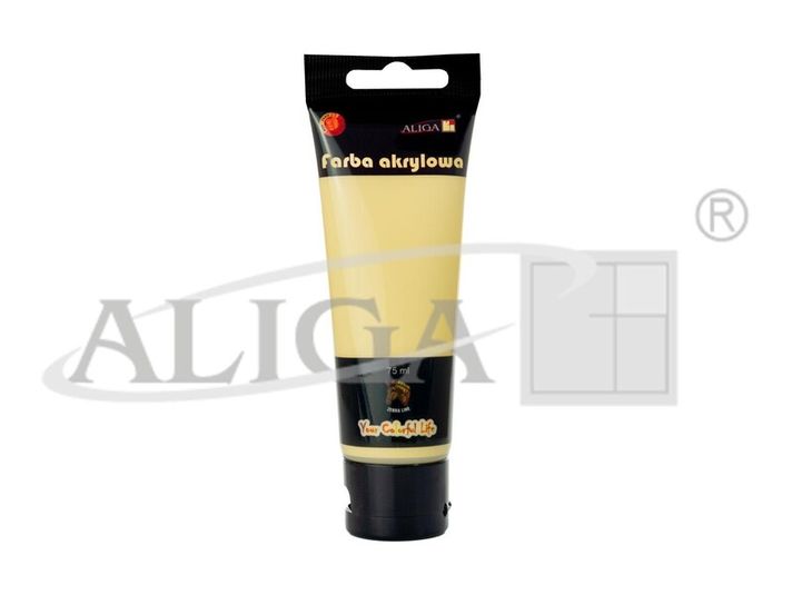 ALIGA - Akrylová barva 75 ml pastel žlutá FTP-402