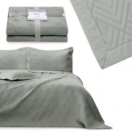 AMELIAHOME - Oboustranný pléd /přehoz na postel Ophelia, 170x210 cm, ocelová šedá