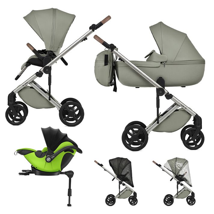 ANEX -  Kočárek kombinovaný Eli Excite + KIDDY Evoluna i-size 2 + základna