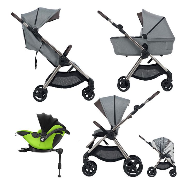 ANEX -  Kočárek kombinovaný IQ Pure premium + KIDDY Evoluna i-size 2 + základna