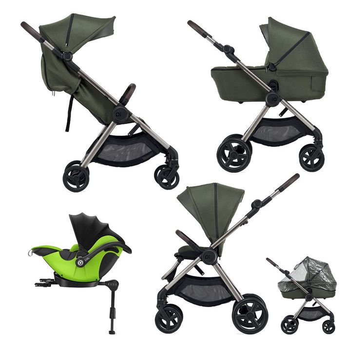 ANEX -  Kočárek kombinovaný IQ Richi premium + KIDDY Evoluna i-size 2 + základna