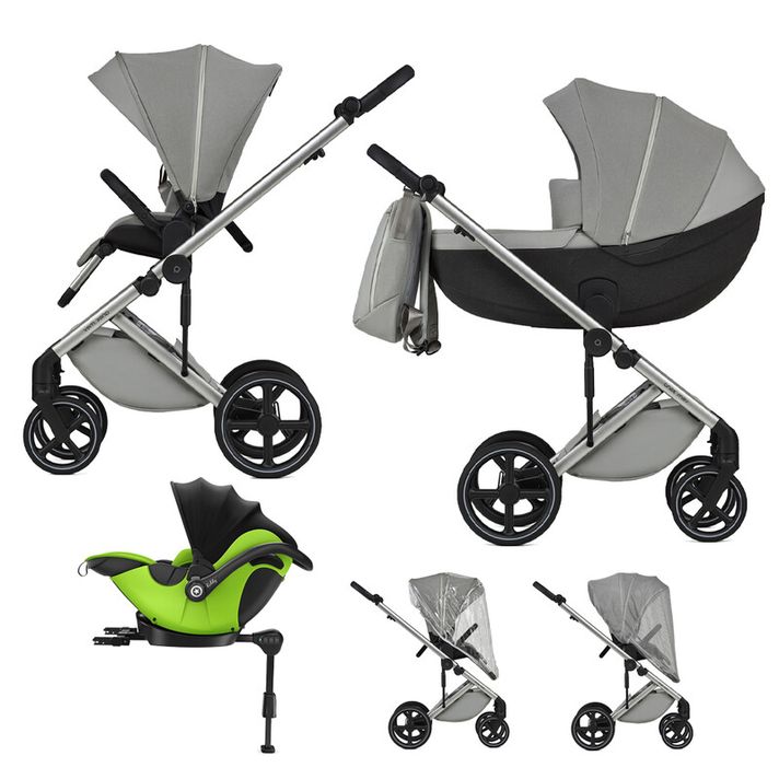 ANEX -  Kočárek kombinovaný Mev Kite + KIDDY Evoluna i-size 2 + základna