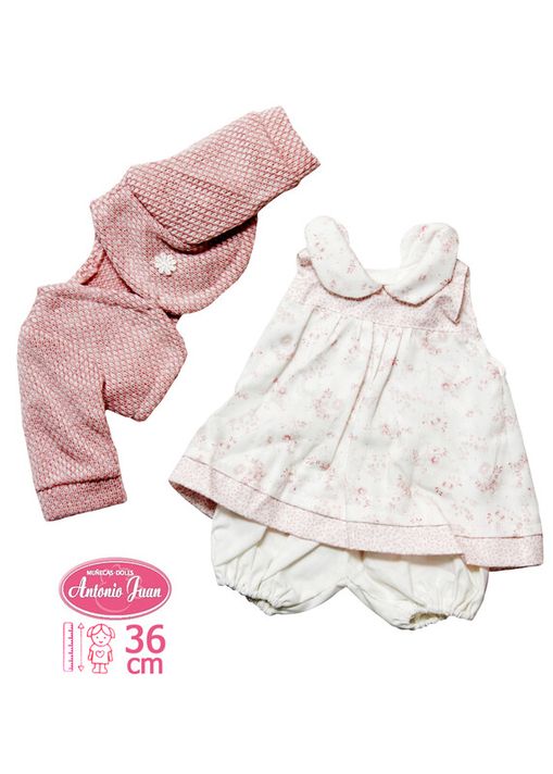 ANTONIO JUAN - V9936-3 oblečení pro panenku miminko velikosti 36 cm