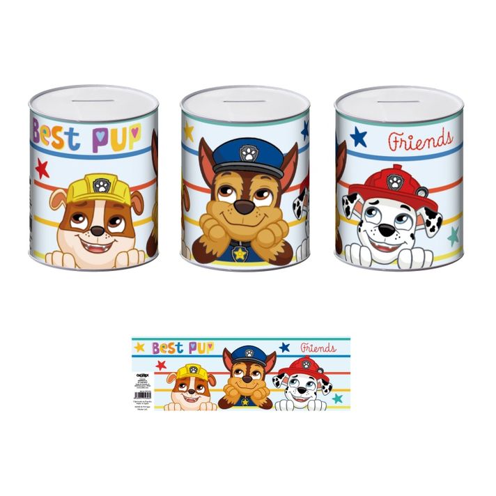 ARDITEX - Plechová pokladnička PAW PATROL, PW15606