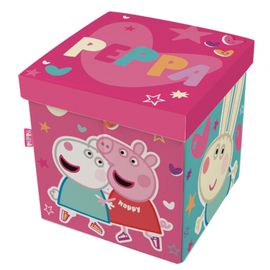 ARDITEX - Úložný box s víkem / taburetka 2v1 PEPPA PIG, PP14451