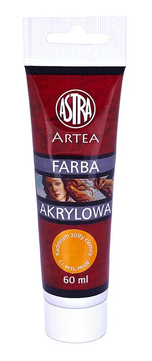 ASTRA - Barva akrylová 60ml žlutá tm kadm