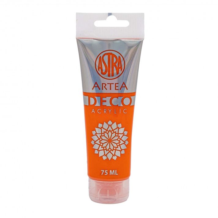 ASTRA - ARTEA Deco, Akrylová barva 75ml, Orange / Oranžová, 309123003