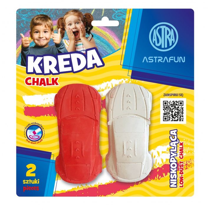 ASTRA - ASTRAFun, Chodníková křída "Cars", 2ks, 330022009