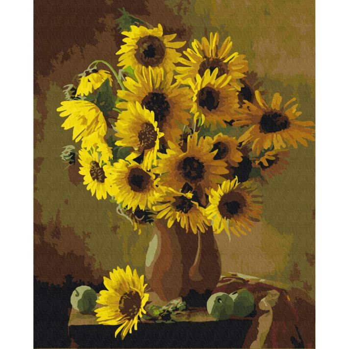 ASTRA - Malování podle čísel SUNFLOWERS, na rámu, 40x50cm, 801022901