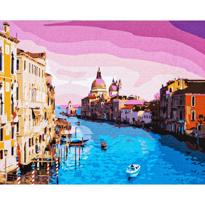 ASTRA - Malování podle čísel VENETIAN LANDSCAPE, na rámu, 40x50cm, 801023907