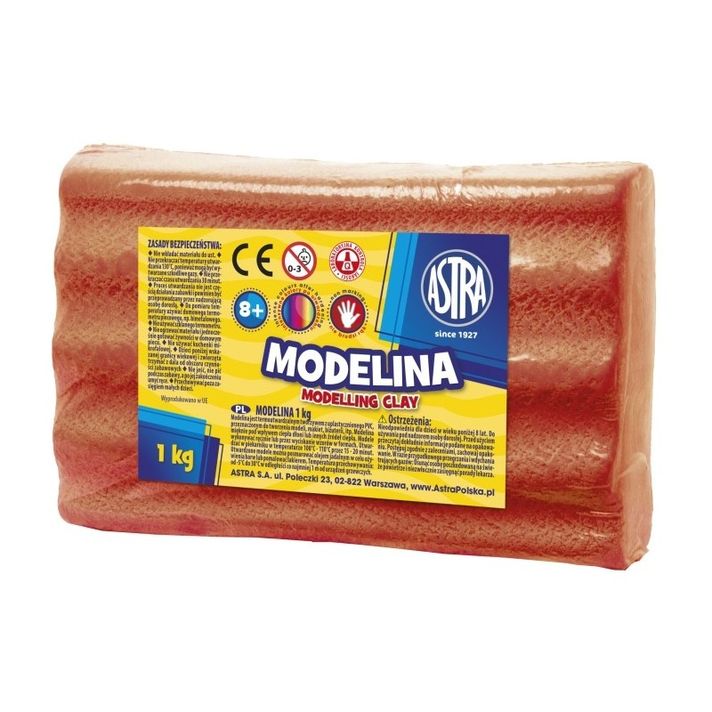 ASTRA - Modelovací hmota do trouby MODELINA 1kg Červená, 304111009