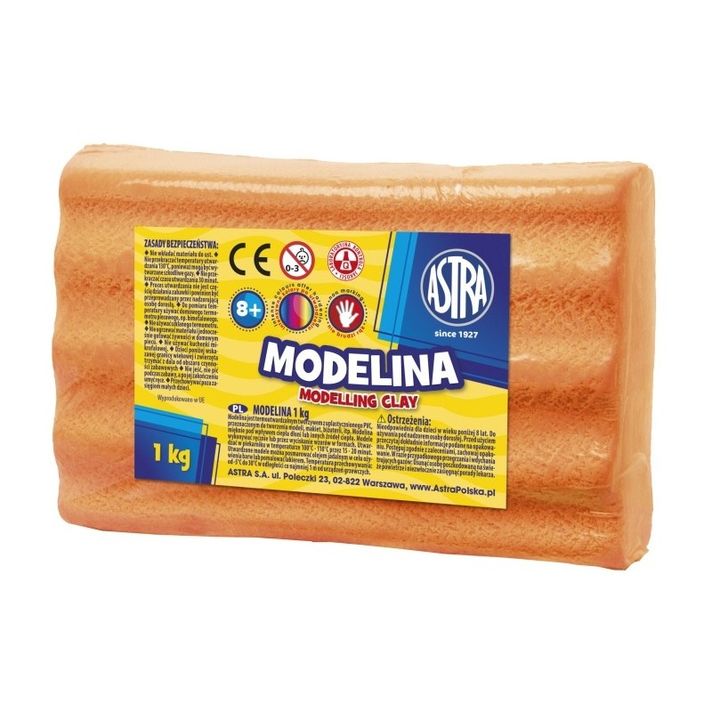 ASTRA - Modelovací hmota do trouby MODELINA 1kg Oranžová, 304111006