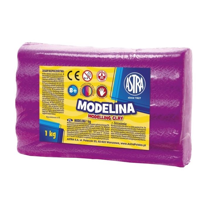 ASTRA - Modelovací hmota do trouby MODELINA 1kg Růžová, 304111004