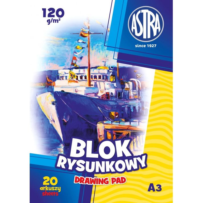 ASTRA - náčrtník / skicák A3, 20 listů 120g / m2, 106119003