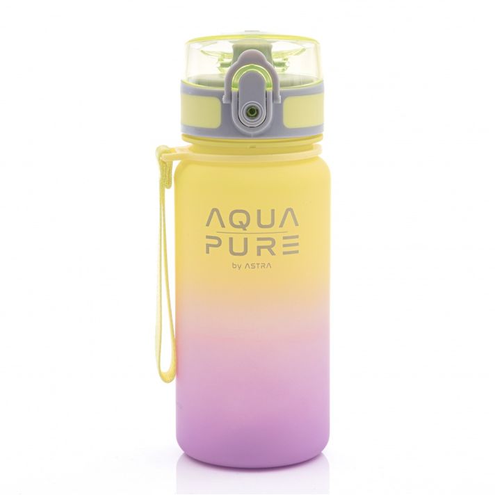 ASTRA - Zdravá láhev AQUA PURE 400 ml - yellow/lavender, 511023003