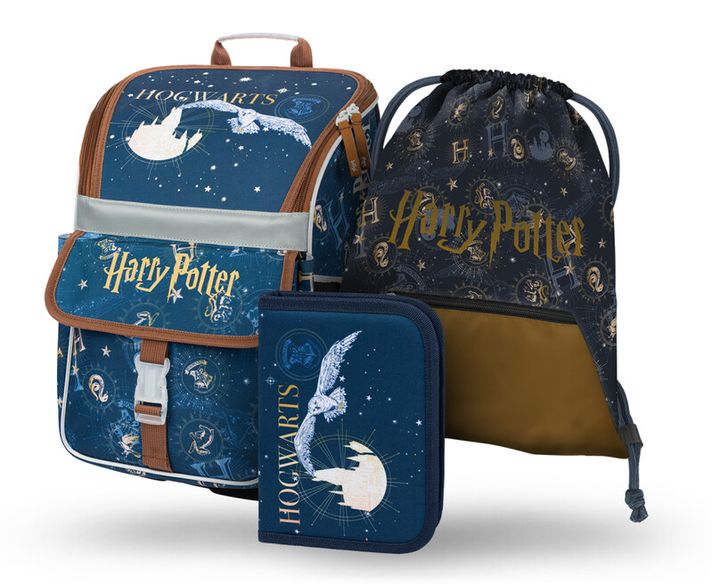 BAAGL - 3 SET Zippy Harry Potter Bradavice: aktovka, penál, sáček