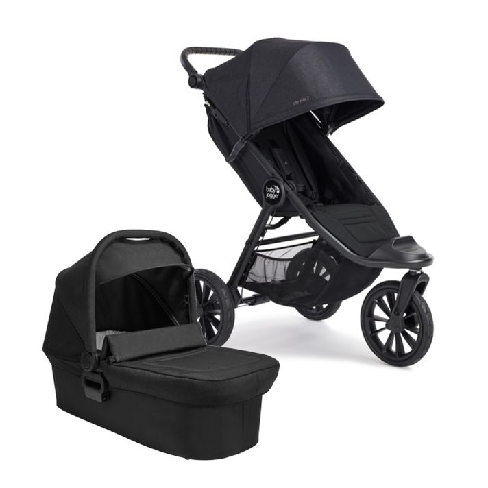 BABY JOGGER - CITY ELITE 2 set 2v1 (kočárek+korba) OPULENT BLACK