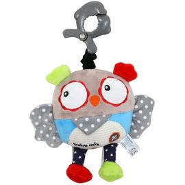 BABY MIX - Dětská plyšová hračka s hracím strojkem Sova