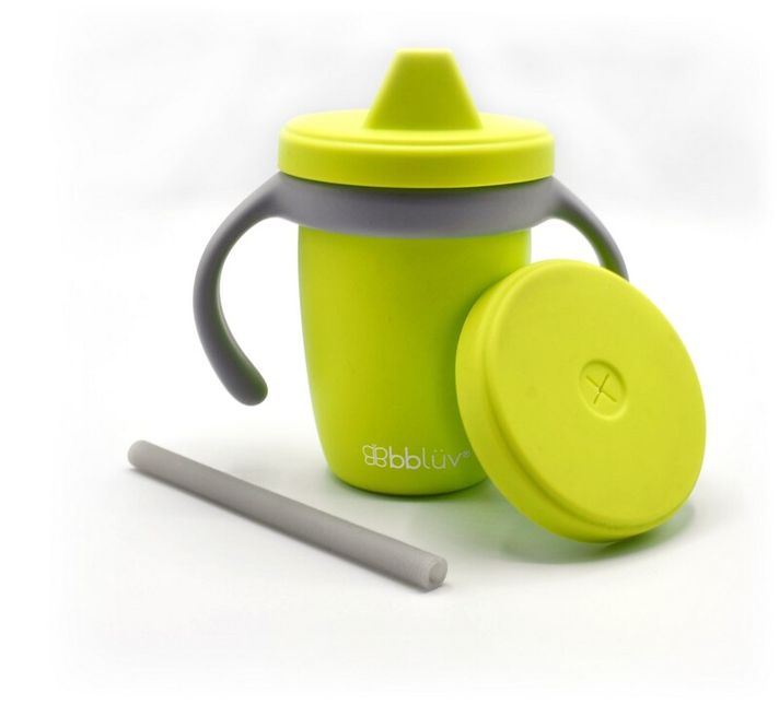 BBLÜV - Küp Sippy Cup Silikonový hrneček Lime