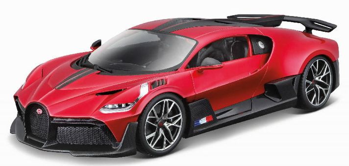 BBURAGO - 1:18 TOP Bugatti Divo Red