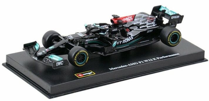 BBURAGO - 1:43 RACE F1 - MERCEDES-AMG F1 W12 E Performance (2021) #77 (Valtteri Bottas) wit