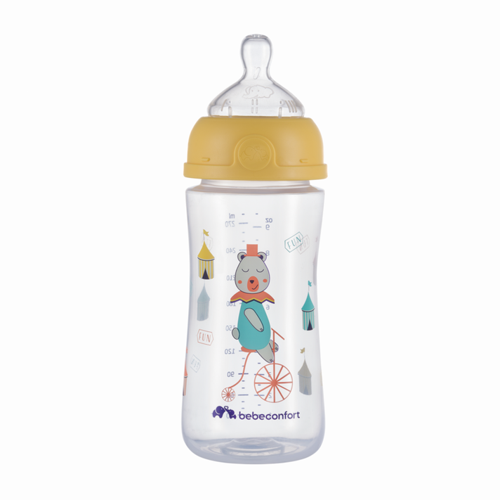 BEBECONFORT - Kojenecká láhev Emotion 270ml 0-12m Yellow