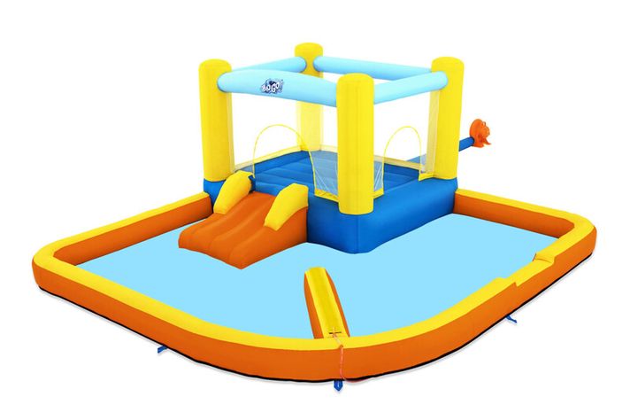 BESTWAY - Nafukovací vodní centrum s trampolínou Beach Bounce Water Park3,65m x 3,40m x 1,52m