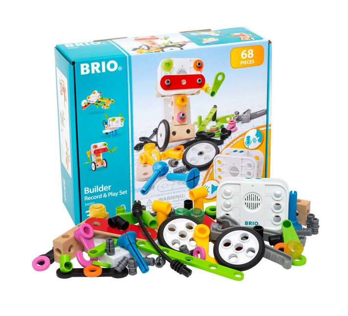 BRIO - Builder - stavebnice s nahráváním zvuku