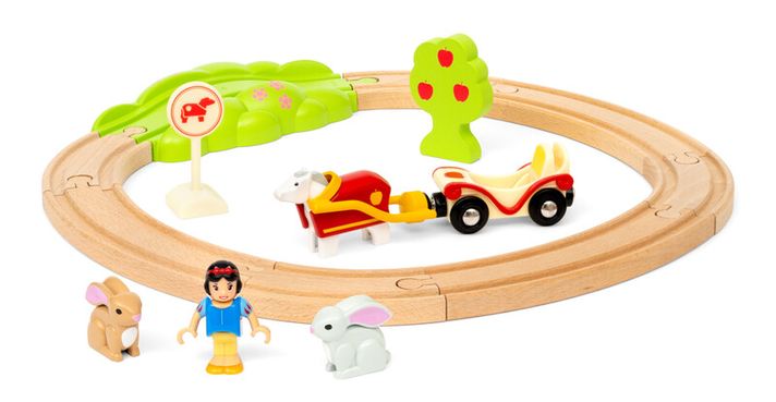 BRIO - Disney Princess Vlakový set Sněhurky a zvířátek