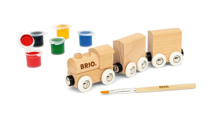 BRIO - Kreativní sada vláčku a malířských potřeb